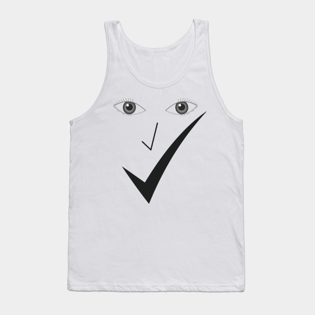 Fine smile - Fine face D04. Tank Top by ezunique